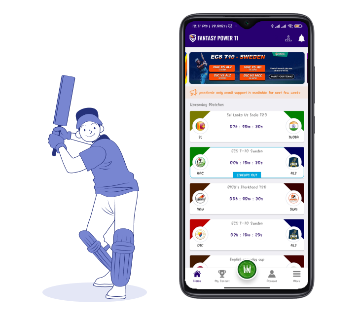 Mobile View Fantasy Game